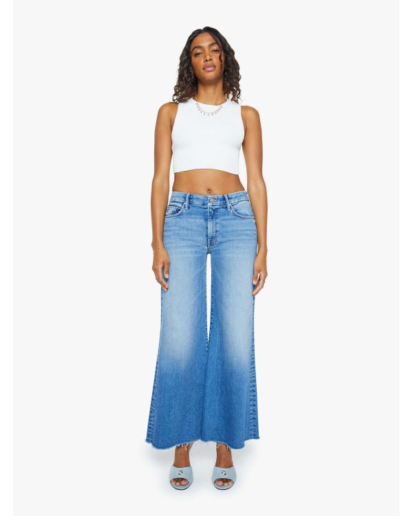 JEAN THE ROLLER FRAY FAN FAVORITE BLEU MOYEN DÉLAVÉ