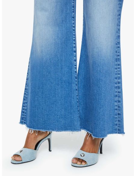 JEAN THE ROLLER FRAY FAN FAVORITE BLEU MOYEN DÉLAVÉ