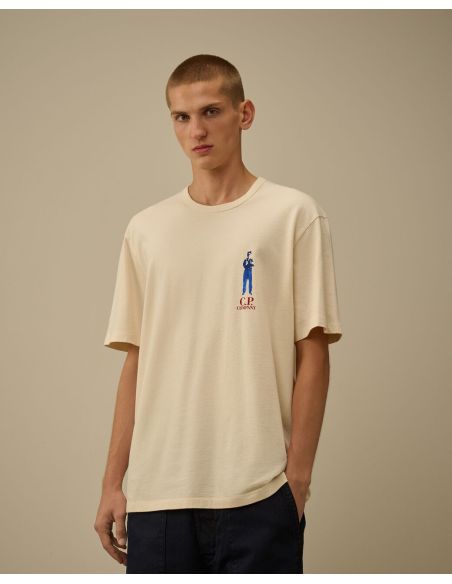 TSHIRT COQUILLE DE PISTACHE BEIGE