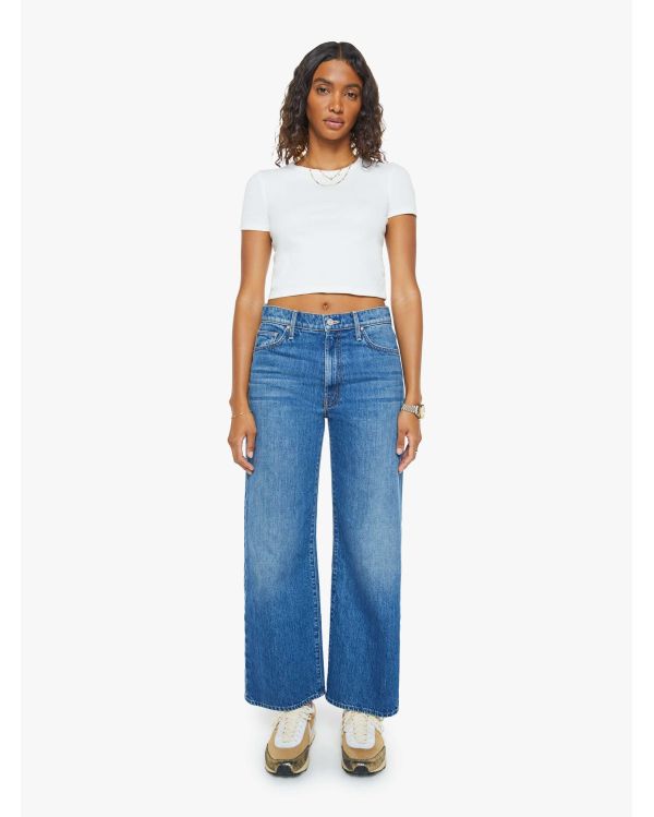 JEAN THE DODGER ANKLE GREEN THUMB BLEU MOYEN DÉLAVÉ