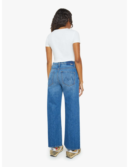 JEAN THE DODGER ANKLE GREEN THUMB BLEU MOYEN DÉLAVÉ