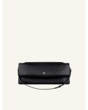 CUFF POUCH IN BLACK SMOOTH LEATHER