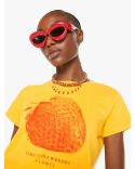 TSHIRT THE SINFUL FINE STRAWBERRY JAUNE DORÉ
