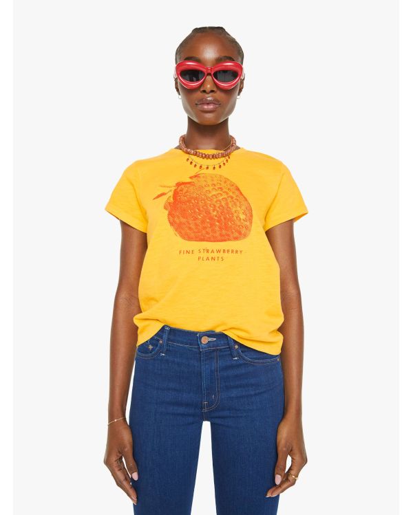 THE SINFUL FINE STRAWBERRY GOLDEN YELLOW TSHIRT