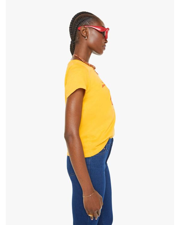 THE SINFUL FINE STRAWBERRY GOLDEN YELLOW TSHIRT