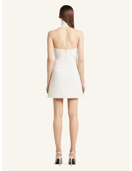 ROBE TRAPÈZE FILS COUPÉS BEIGE NATUREL
