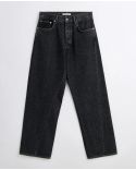WIDE TWIST JEAN BLACK STONE