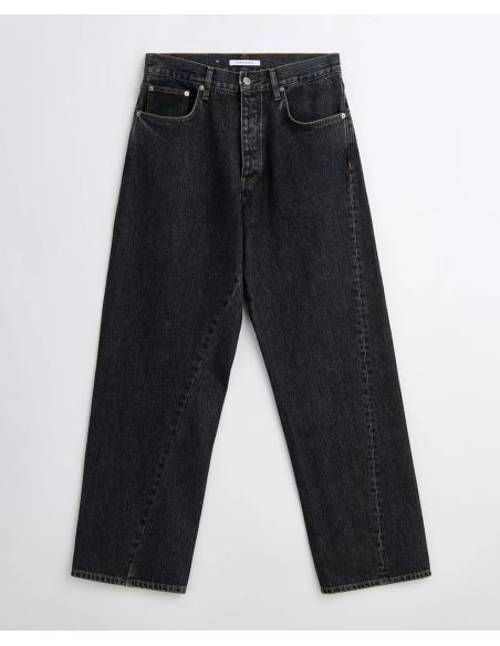 WIDE TWIST JEAN BLACK STONE