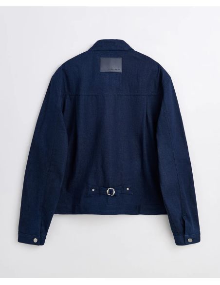 VESTE CINTRÉE TYPE 2 INDIGO BRUT