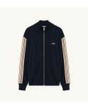 VESTE MAIN MAN KNIT BLEU