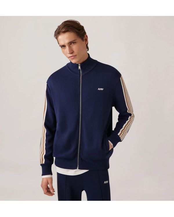 JACKET MAIN MAN KNIT BLUE