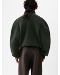 LE CARDIGAN PALLONE KAKI FONCÉ