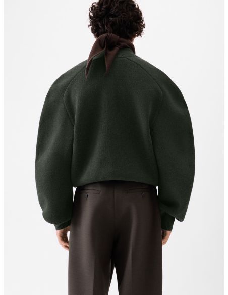 PALLONE CARDIGAN DARK KHAKI
