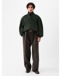 PALLONE CARDIGAN DARK KHAKI