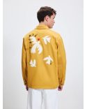 EMBROIDERED JACKET LIBERTY YELLOW OCHRE