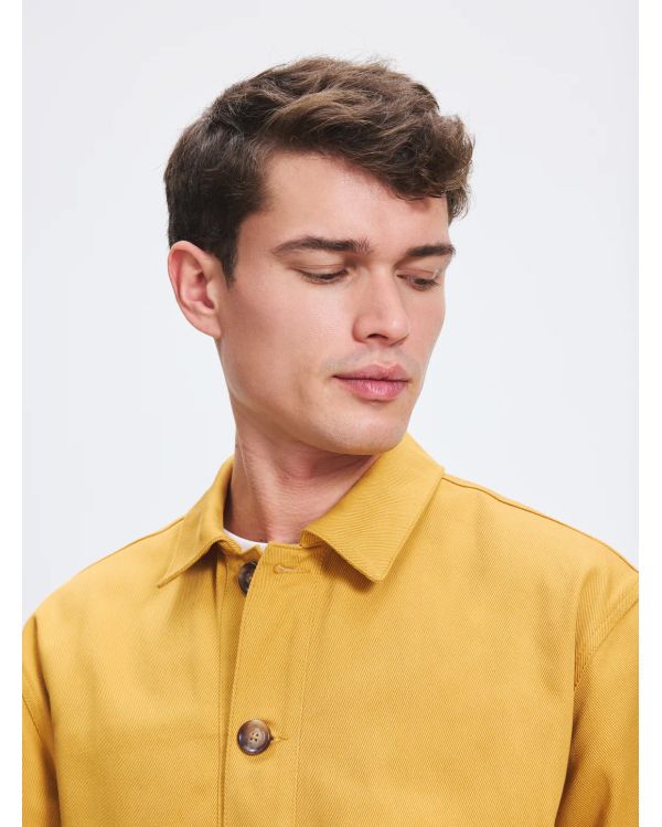 VESTE BRODÉE LIBERTÉ OCRE JAUNE