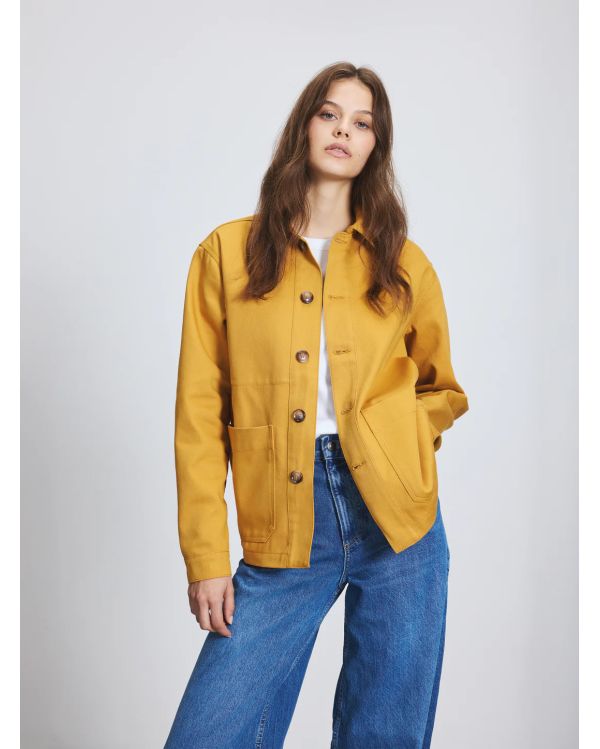 EMBROIDERED JACKET LIBERTY YELLOW OCHRE 2