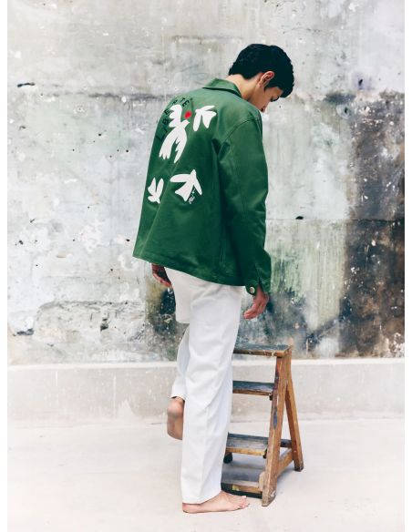 EMBROIDERED JACKET LIBERTY KHAKI