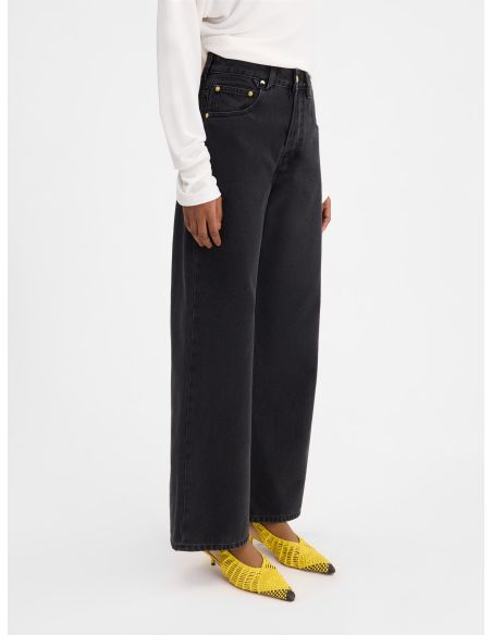 THE DE-NÎMES WIDE BLACK