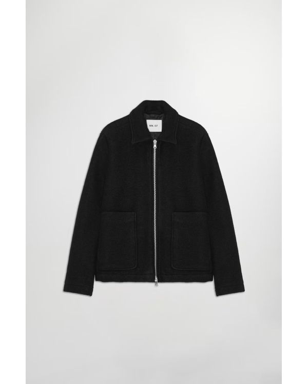 GAEL BLACK WOOL JACKET