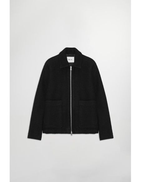 VESTE EN LAINE GAEL NOIR
