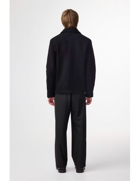 GAEL BLACK WOOL JACKET