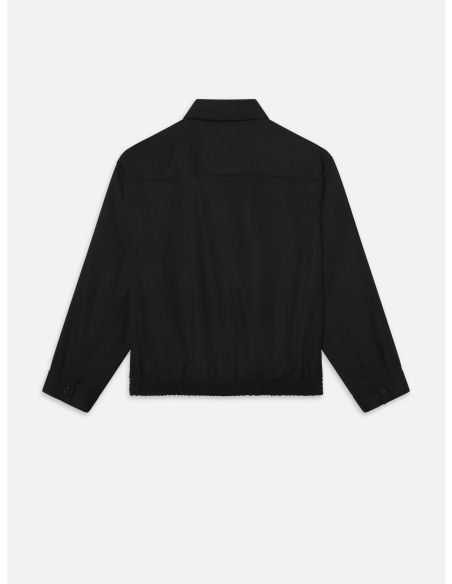 BLOUSON WOOL CASHMERE NOIR