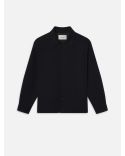 DOUBLE FACE SHIRT JACKET DARK NAVY