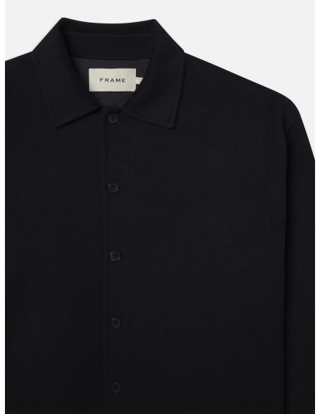 DOUBLE FACE SHIRT JACKET DARK NAVY
