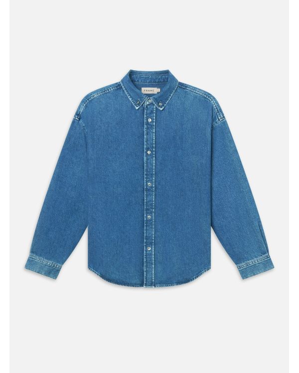 CHEMISE EN JEAN BUTTON DOWN RELAXED PALMA