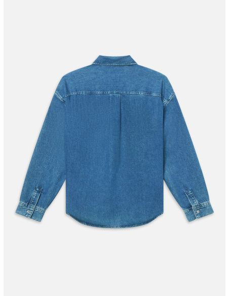 BUTTON DOWN RELAXED DENIM SHIRT PALMA