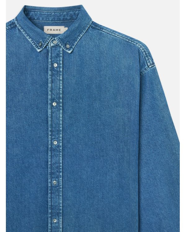 CHEMISE EN JEAN BUTTON DOWN RELAXED PALMA