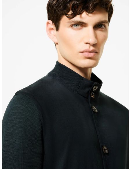 VESTE TRICOT DOUX NABUCCO VAL MARRON
