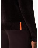 VELVET TURTLENECK KNIT BLUE BLACK