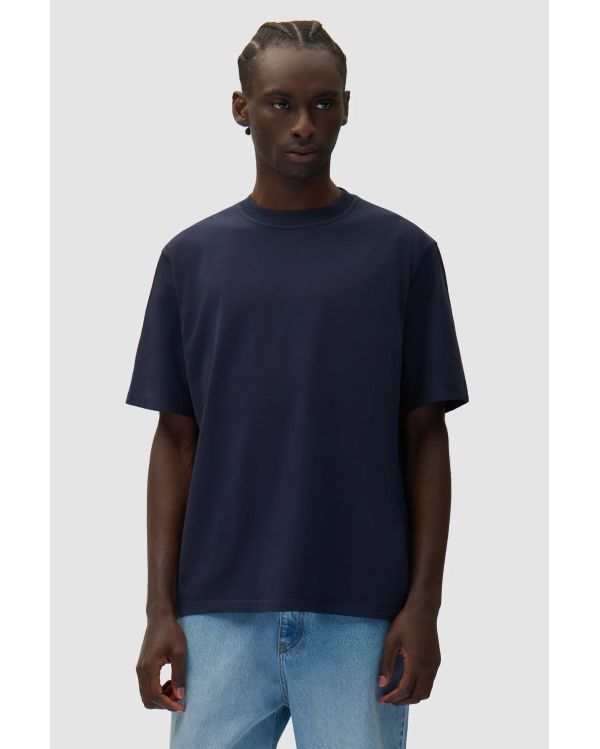 TSHIRT À IMPRIMÉ DÉCOUPÉ MARINE 2