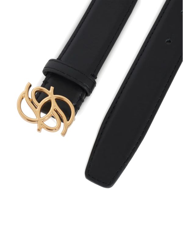 THE MONOGRAM BELT BLACK