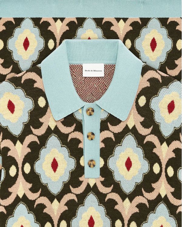 LA MAILLE POLO TAPISSERIE KAKI