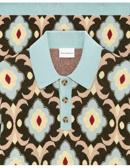 TAPESTRY POLO KNIT KHAKI