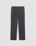 THE GREY ELASTICATED FLANNEL PANTS