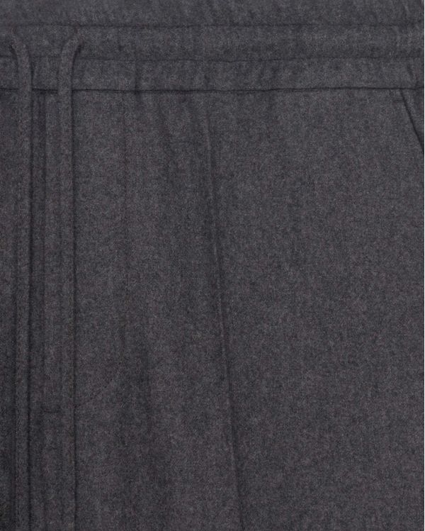 THE GREY ELASTICATED FLANNEL PANTS