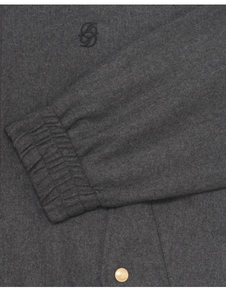 LA VESTE DE SURVÊTEMENT FLANELLE GRIS