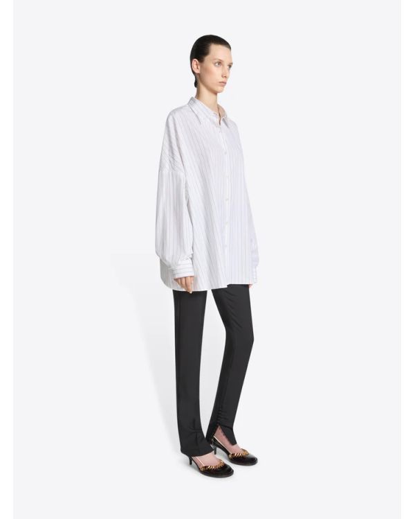 LOOSE-FITTING STRIPED SHIRT NAVY 2