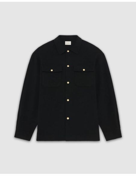 LA SURCHEMISE LAINE NOIR