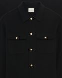 LA SURCHEMISE LAINE NOIR