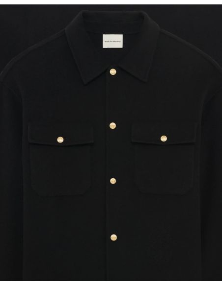 LA SURCHEMISE LAINE NOIR