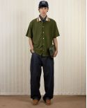 LA CHEMISE MONOGRAMME VERT FONCÉ