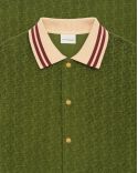 LA CHEMISE MONOGRAMME VERT FONCÉ