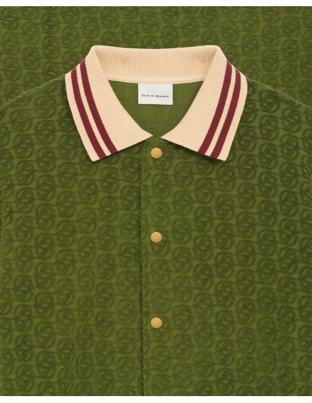 LA CHEMISE MONOGRAMME VERT FONCÉ