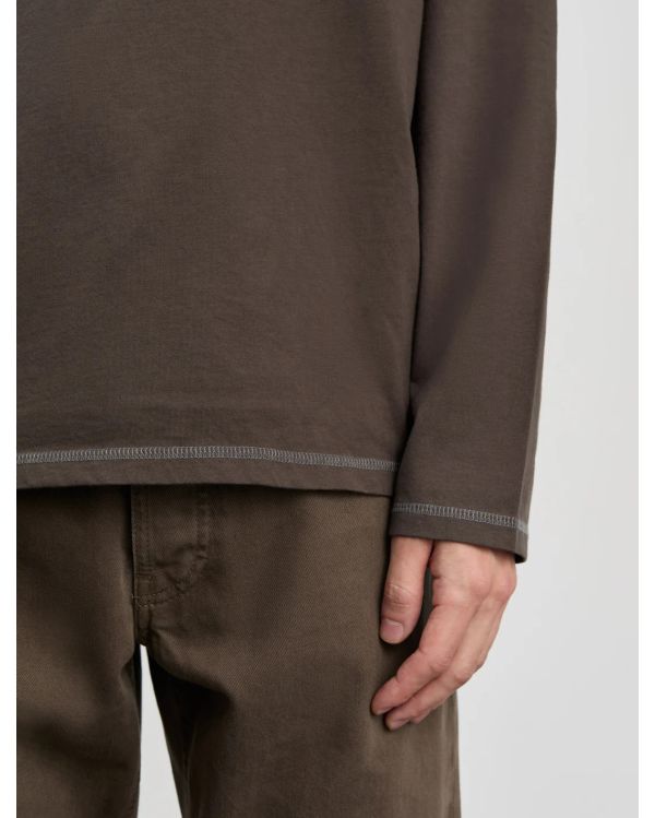 TSHIRT 3.0 MARRON ET BLEU
