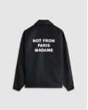 LA VESTE SLOGAN NOIR